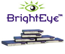 Several BrightEyes on a white background.
