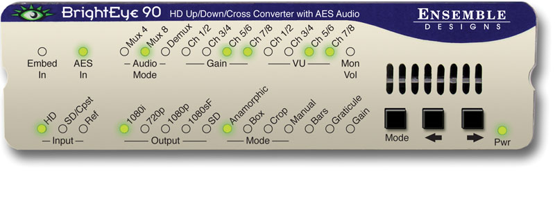 BrightEye 90 HD Up/Down Cross Converter and ARC with AES Audio from Ensemble Designs