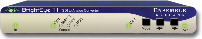 BrightEye 11 SDI to Analog Converter from Ensemble Designs