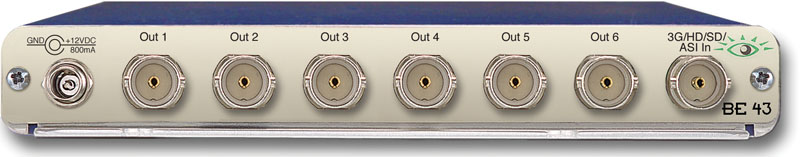 BrightEye 43 3G/HD/SD/ASI Distribution Amplifier from Ensemble Designs