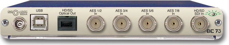 BrightEye 73 HD/SD AES Embedder with Optical Out from Ensemble Designs