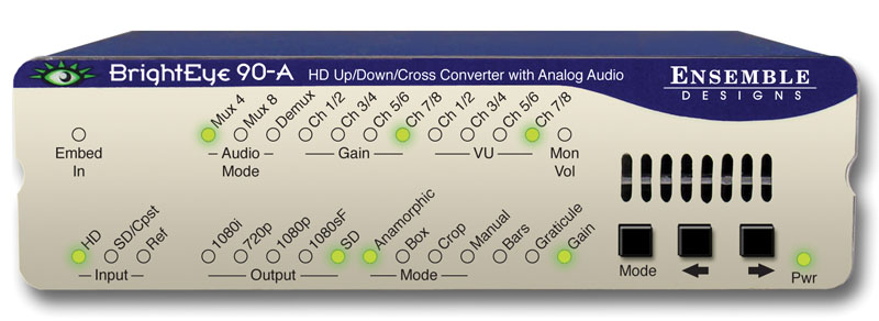 BrightEye 90-A HD Up/Down Cross Converter and ARC with Analog Audio from Ensemble Designs