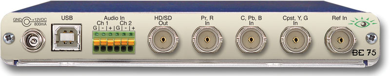 BrightEye 75 HD/SD Analog to Digital Video Converter and Analog Audio Embedder from Ensemble Designs