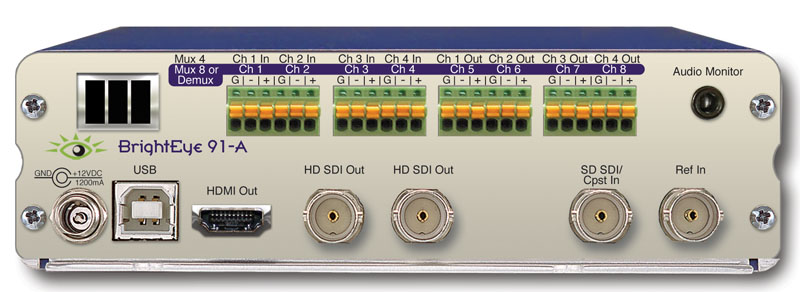 BrightEye 91-A HD Upconverter with Analog Audio from Ensemble Designs