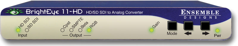 BrightEye 11-HD HD/SD SDI to Analog Converter from Ensemble Designs