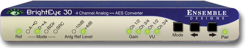 BrightEye 30 Audio ADC and DAC from Ensemble Designs