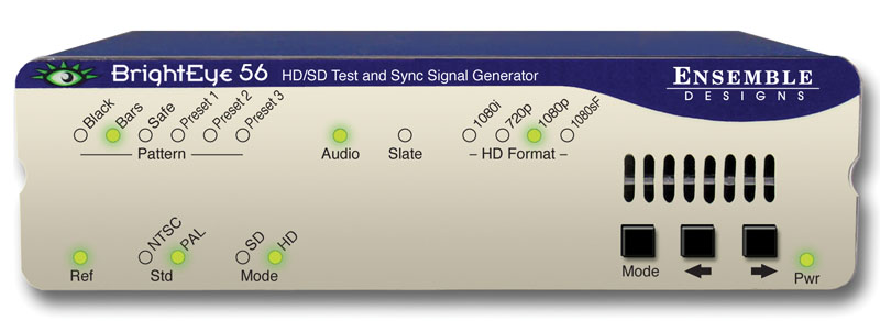 BrightEye 56 HD/SD/Analog Test Signal/Sync Pulse Generator from Ensemble Designs