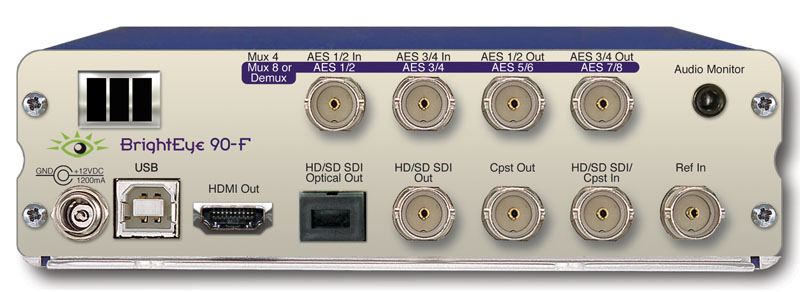 BrightEye 90-F HD Up/Down Cross Converter and ARC with AES Audio and Optical Output from Ensemble Designs