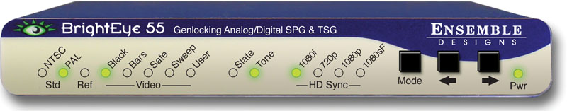 BrightEye 55 Genlockable Sync Generator/Test Signal Generator from Ensemble Designs