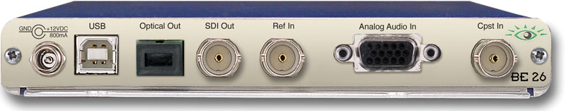 BrightEye 26 Analog Video/Audio to SDI/Optical Converter with TBC/Embedder from Ensemble Designs