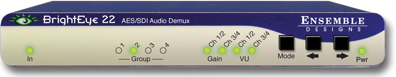 BrightEye 22 SDI to AES Disembedder from Ensemble Designs