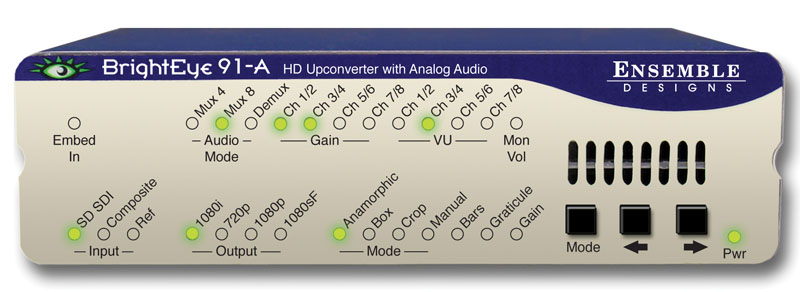 BrightEye 91-A HD Upconverter with Analog Audio from Ensemble Designs