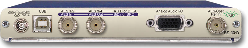 BrightEye 30-D Audio ADC and DAC Bi-directional Converter with Delay from Ensemble Designs