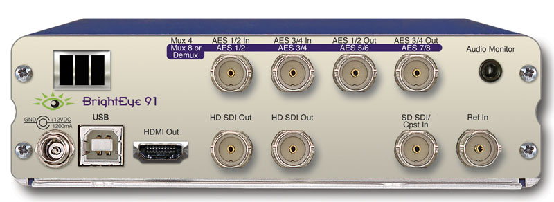 BrightEye 91 HD Upconverter with AES Audio from Ensemble Designs