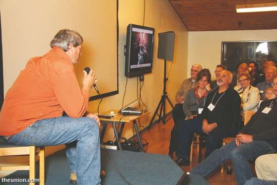 Doug Stanley, Emmy award-winning producer of “Deadliest Catch,” revealed his latest technology secrets during a recent meeting of the Society of Motion Picture and Television Engineers at Ensemble Designs, Nevada City. Stanley is based in Auburn and is CE