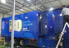 Ensemble Designs equipment in the KOCCA TV Television Korea Mobile OB Remote Truck