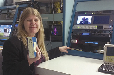 Dee Ana Bell Uses BrightEye 90 up/down/cross converter for fiber optic delivery of content for broadcast and satellite delivery